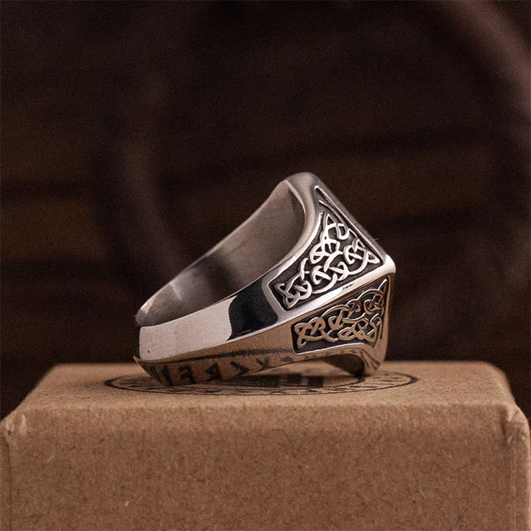 Viking Valknut Ring