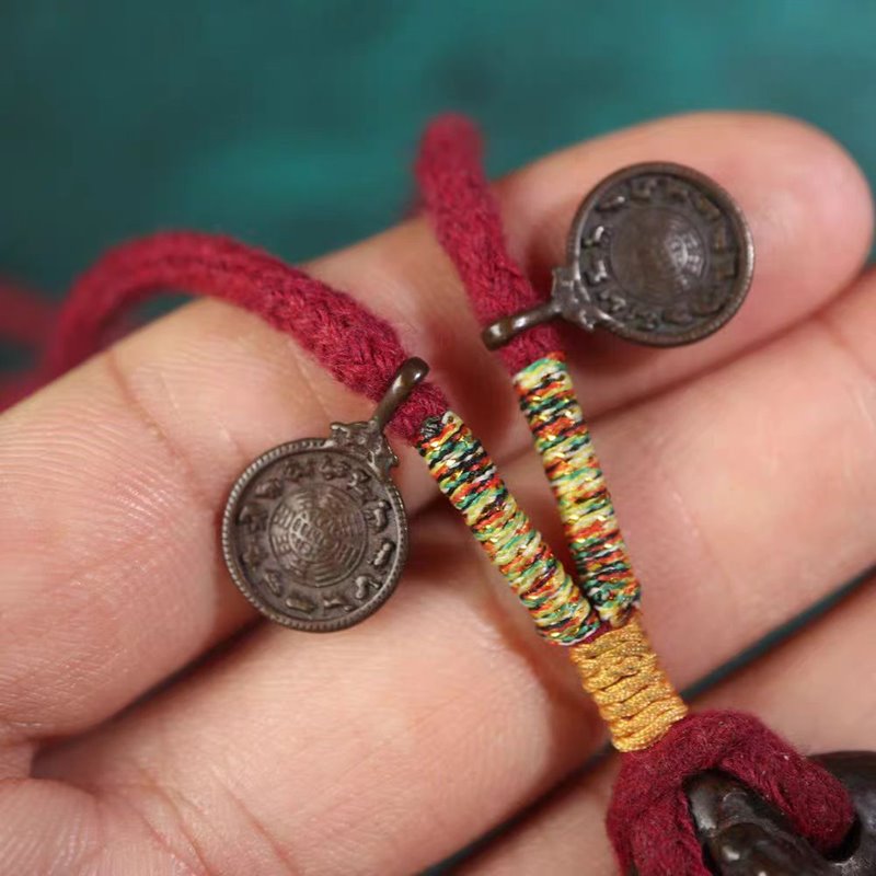 Vintage Tibetan Meteoric Iron Guan Yin Pendant