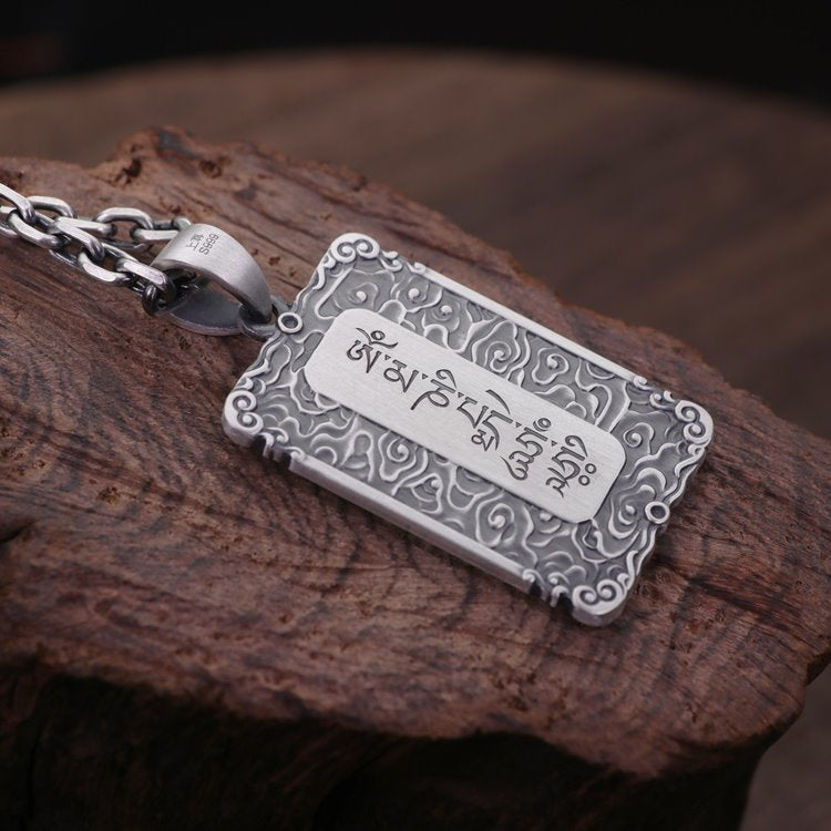 Framed Authentic Buddha Pendant