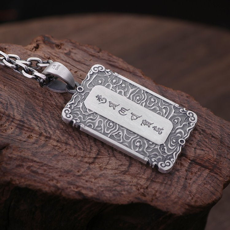 Framed Authentic Buddha Pendant