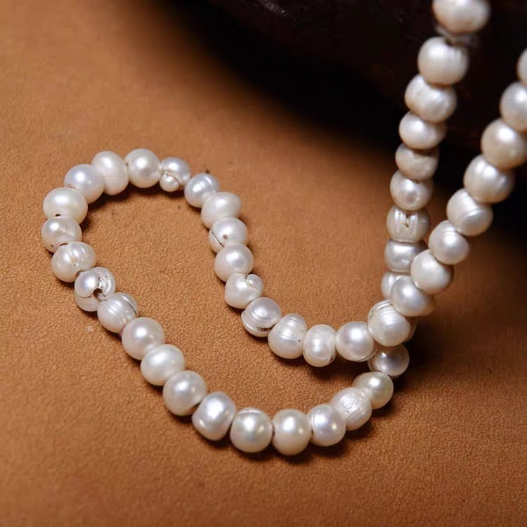 Vintage Tibetan Pearl Bead Necklace Bracelet