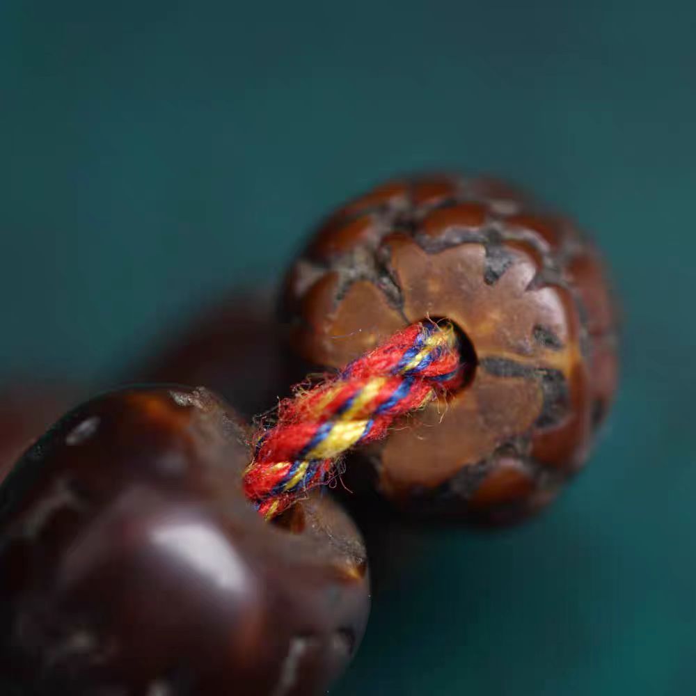 Antique Tibetan Small Rudraksha Mala Bracelet