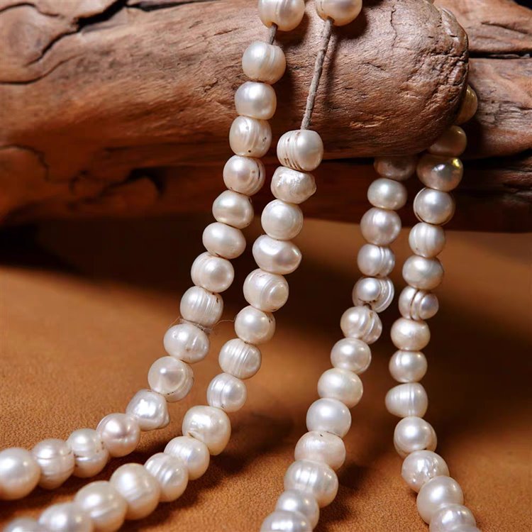Vintage Tibetan Pearl Bead Necklace Bracelet