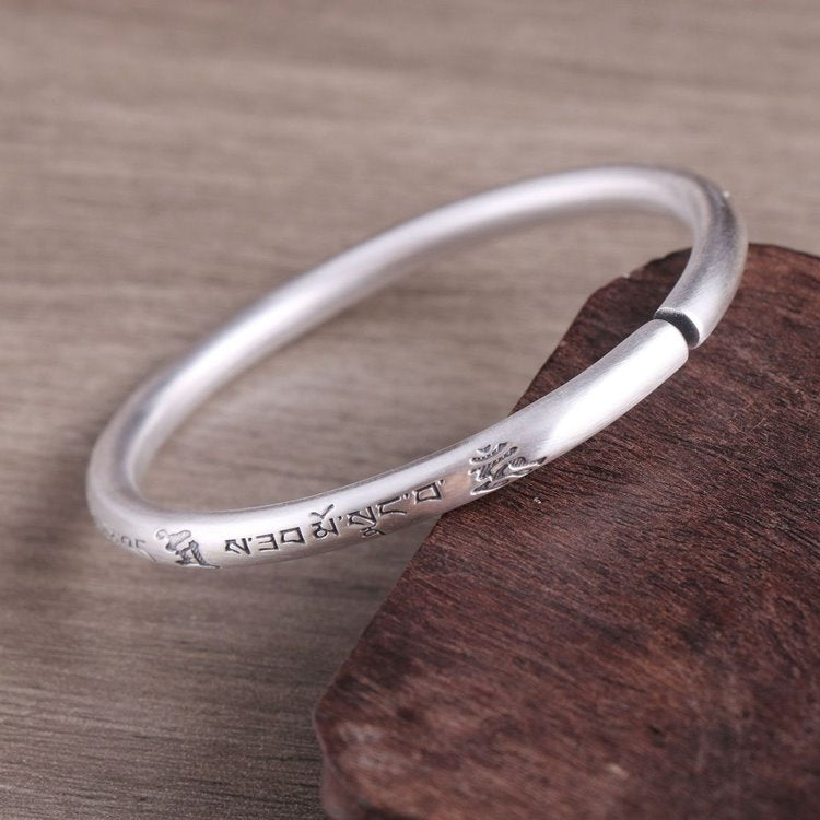Real Om Mani Padme Hum Buddha Bracelet