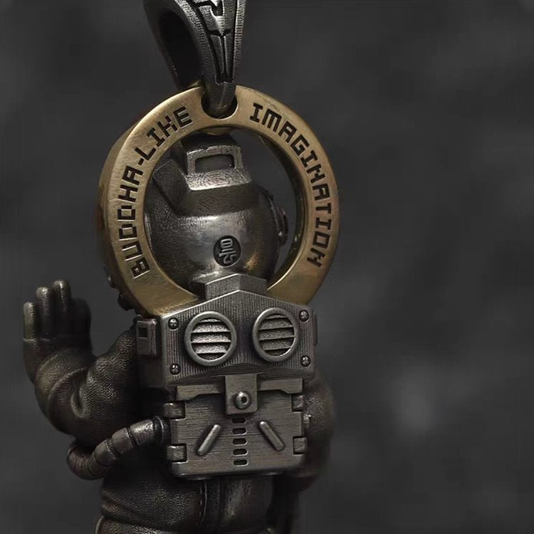 Astronaut Buddha Pendant
