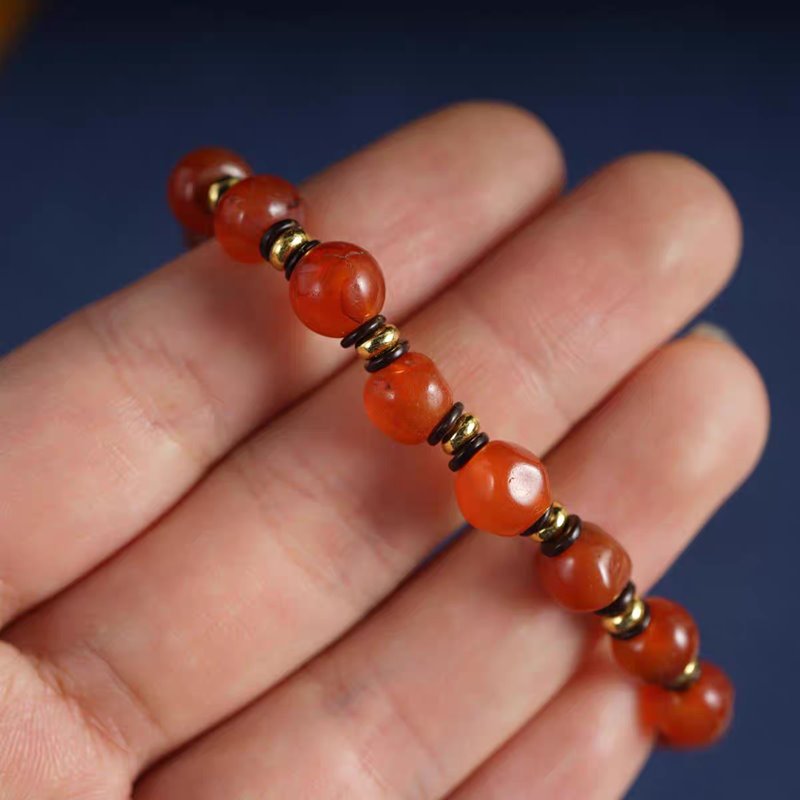 Old Tibetan Agate Bracelet