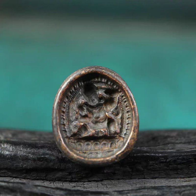 Vintage Tibetan Vajrapani Figurine Pendant