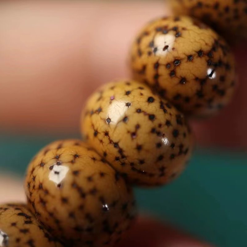 Antique Tibetan Lotus Beads