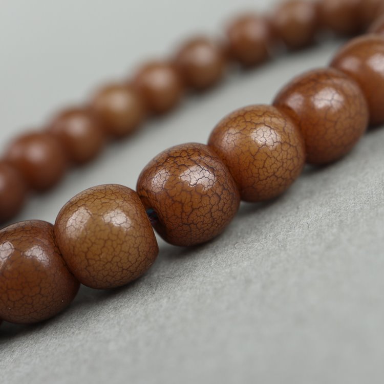 Antique Tibetan Bodhi Root Mala Beads for Men