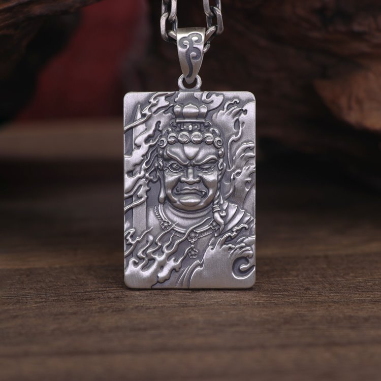 Framed Frightening Demons Acala Necklace