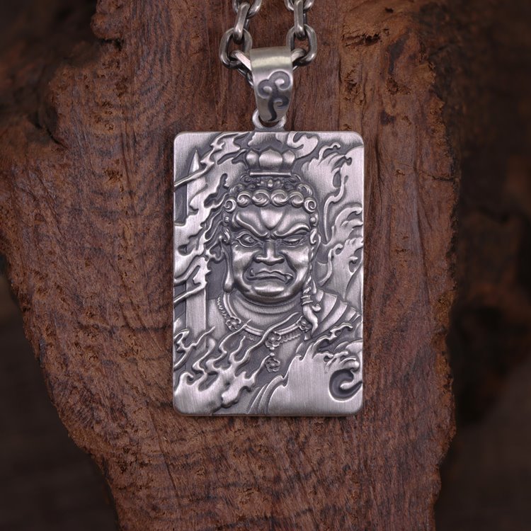 Framed Frightening Demons Acala Necklace