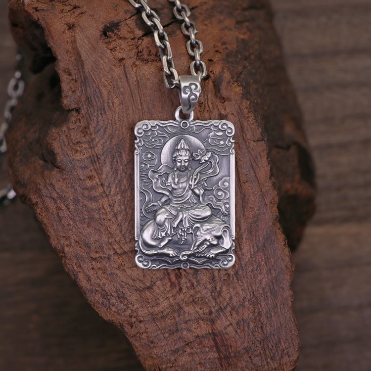 Framed Authentic Buddha Pendant