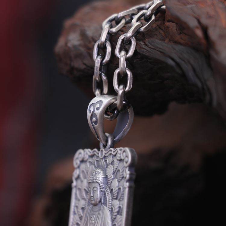 Framed Concentration Amitabha Pendant