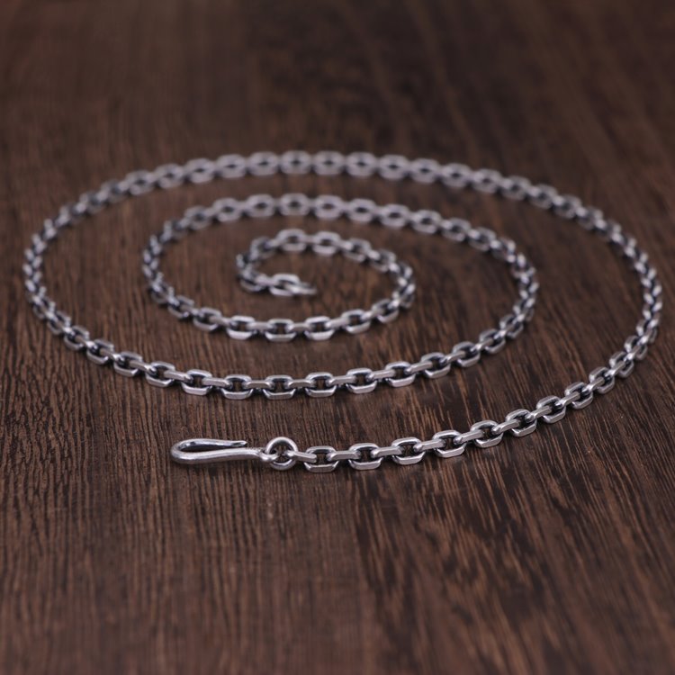 Cable Chain Hook and Eye Clasp 3mm/4mm/5mm
