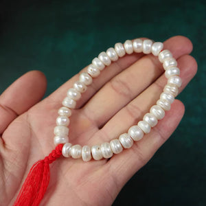 Antique Tibetan Pearl Bead Bracelet