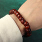 Antique Tibetan Mala Beads Red Bodhi Seed Wrist Mala
