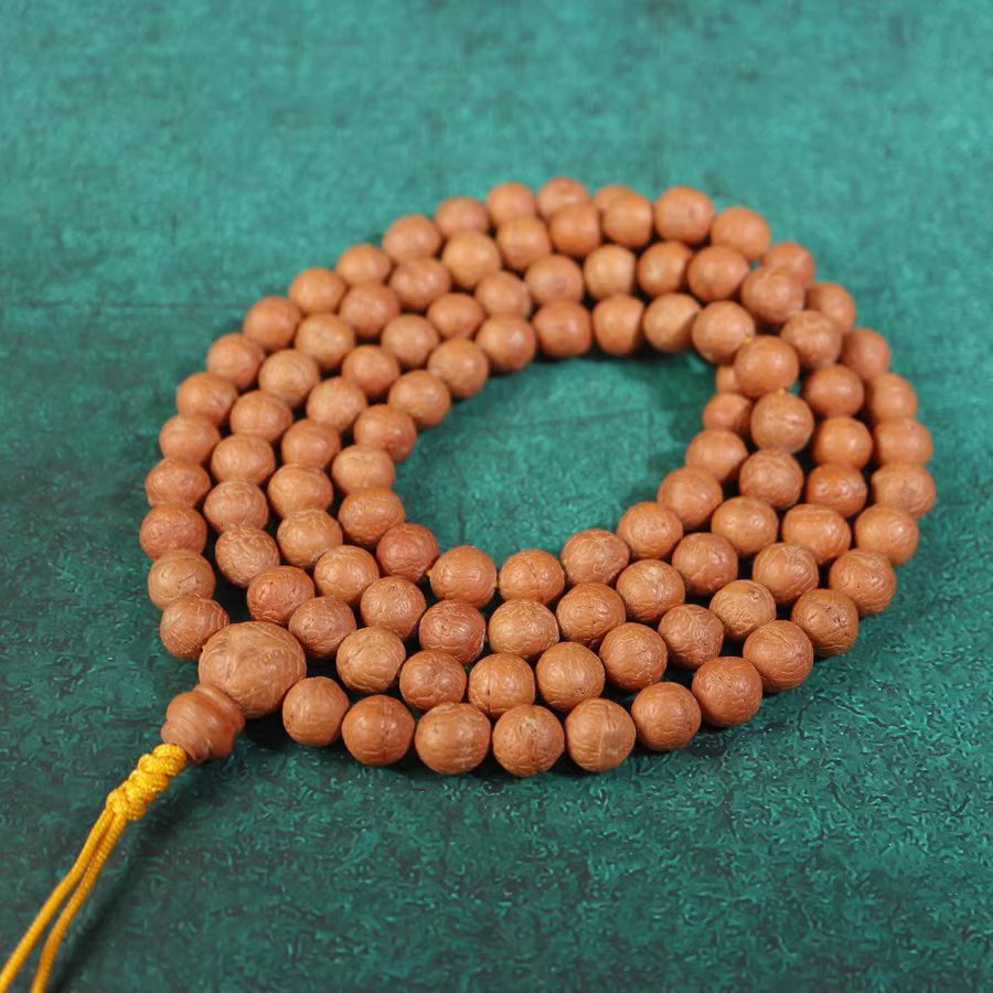 Buy Indian Bodhi Seed 10mm Mala, Bodhi Seed Necklace, 108 Mala