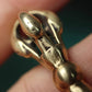 Yellow Copper Vajra Necklace Pendant