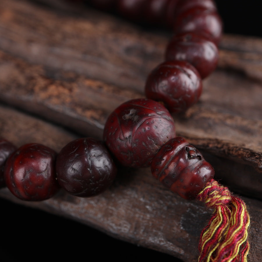 Old Tibetan Bodhi Tree Seed Mala