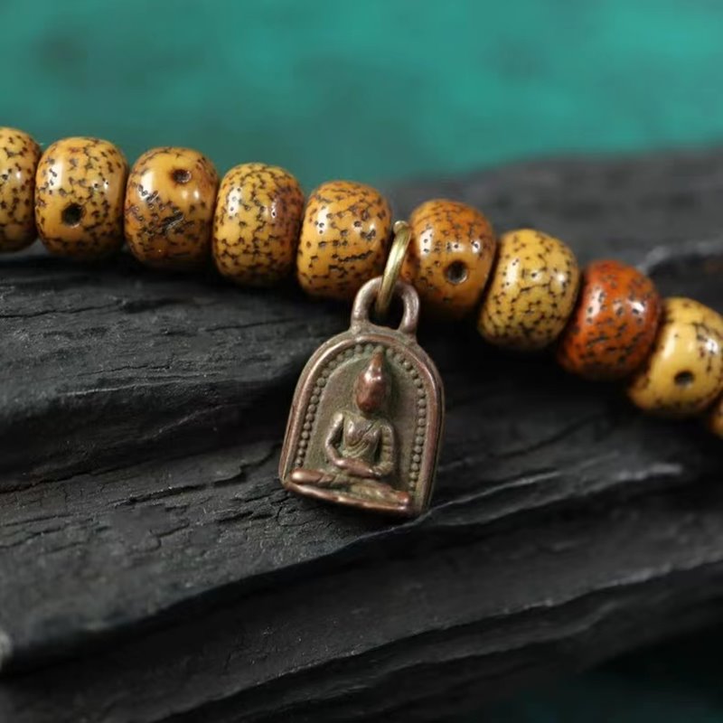 Vintage Tibetan Buddha Charm Emblem