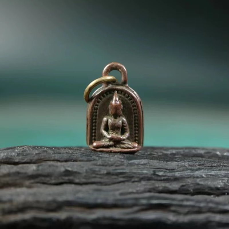Vintage Tibetan Buddha Charm Emblem