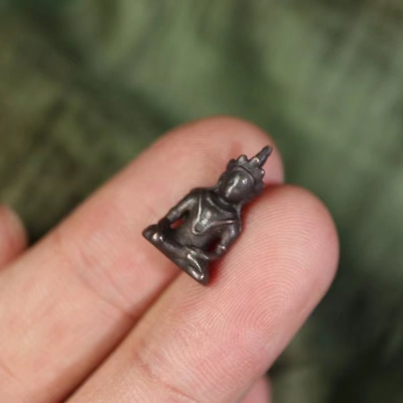 Vintage Tibetan Copper Medicine Buddha Charm