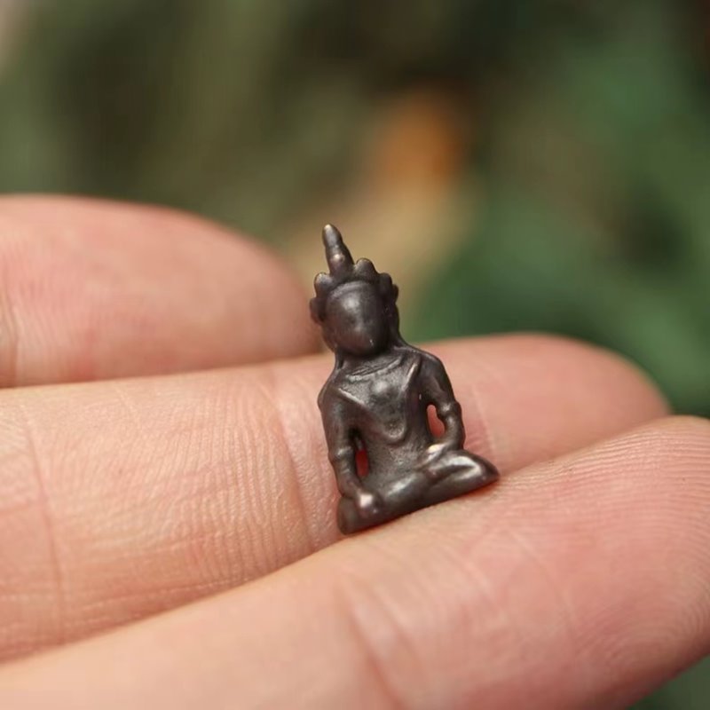 Vintage Tibetan Copper Medicine Buddha Charm
