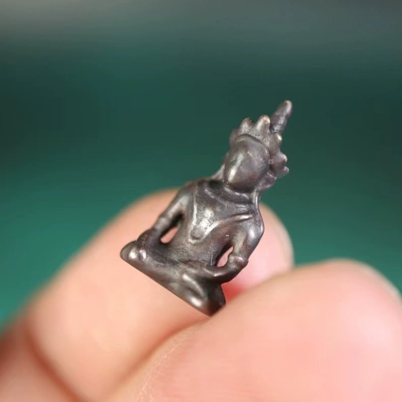 Vintage Tibetan Copper Medicine Buddha Charm