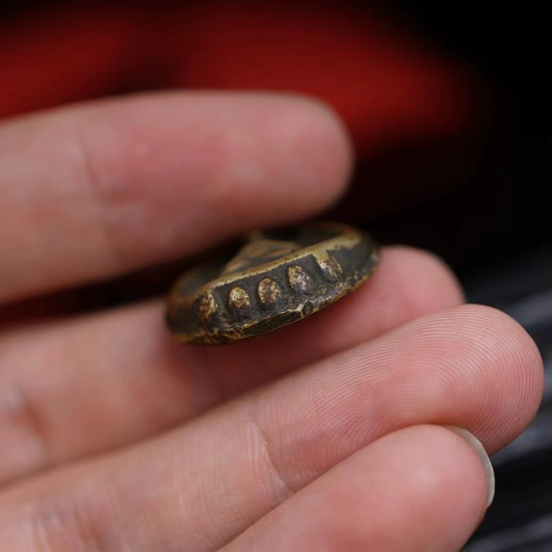 Vintage Tibetan Guanyin Teardrop Pendant