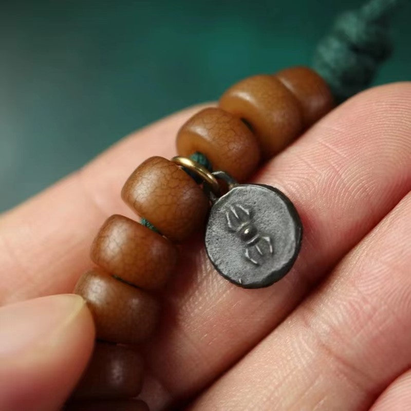 Vintage Tibetan Iron Elephant Vajra Charm