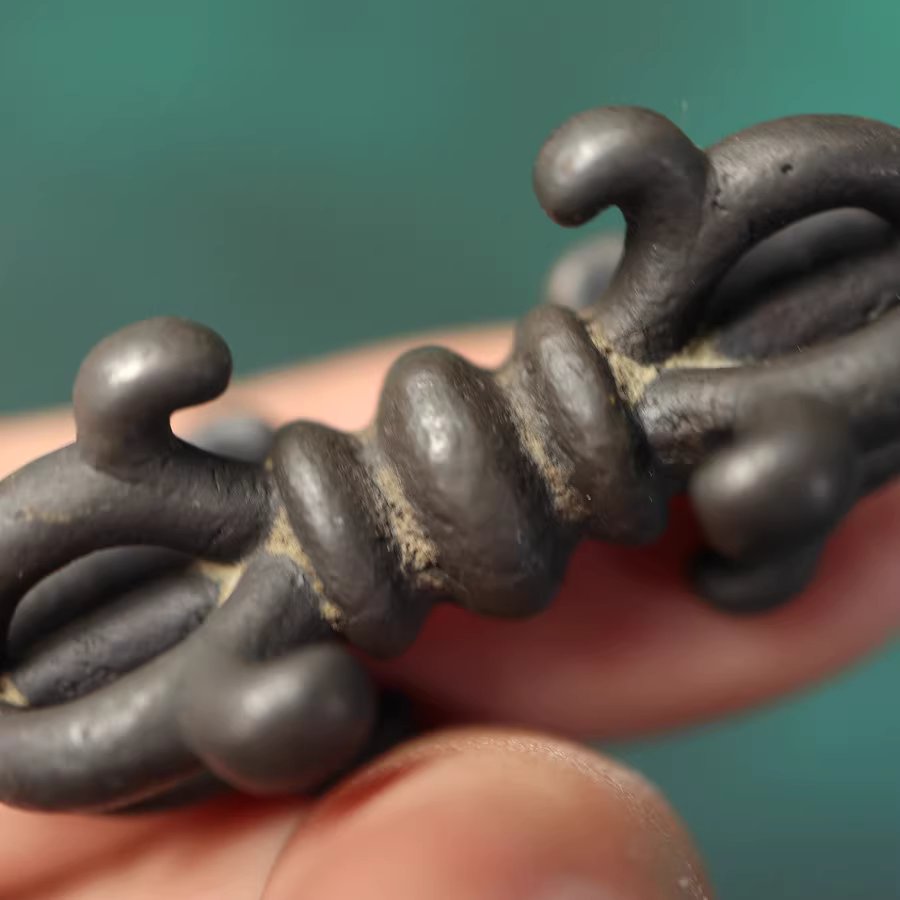 Vintage Tibetan Iron Vajra Pendant