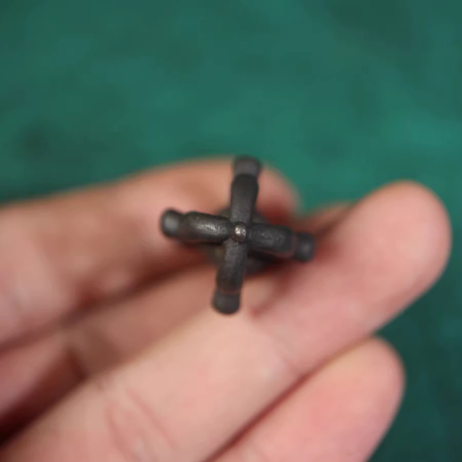 Vintage Tibetan Iron Vajra Pendant