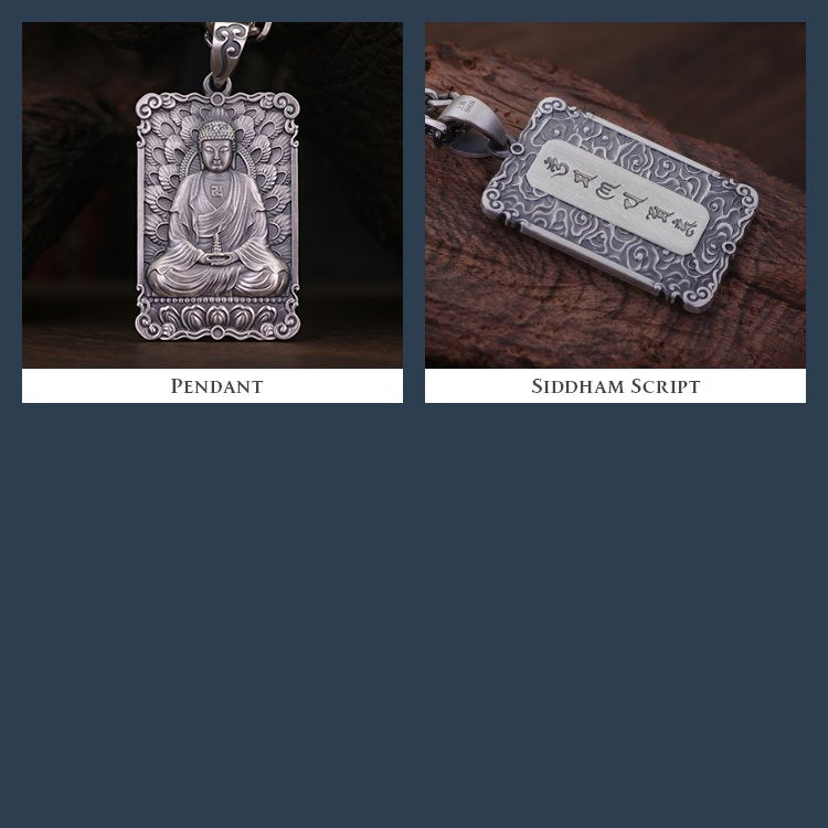 Framed Concentration Amitabha Pendant