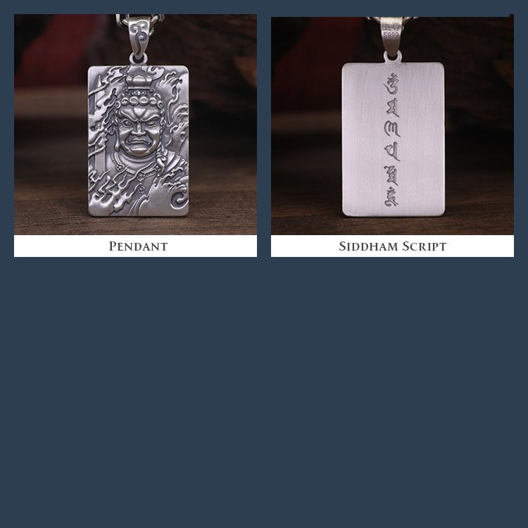 Framed Frightening Demons Acala Necklace
