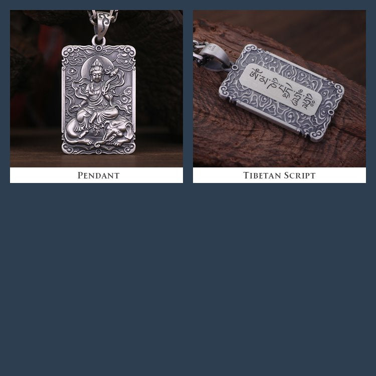 Framed Authentic Buddha Pendant