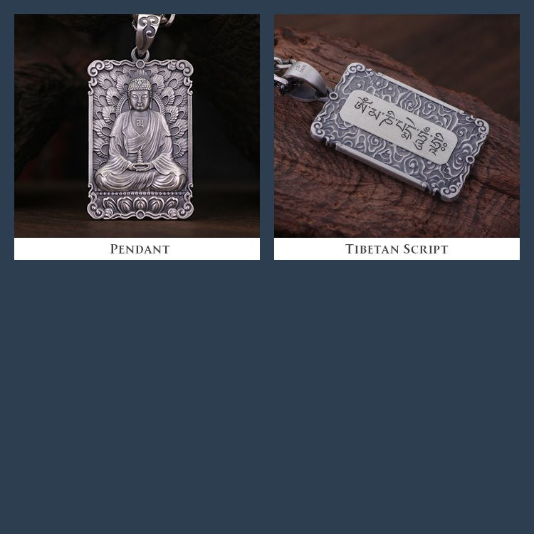 Framed Concentration Amitabha Pendant