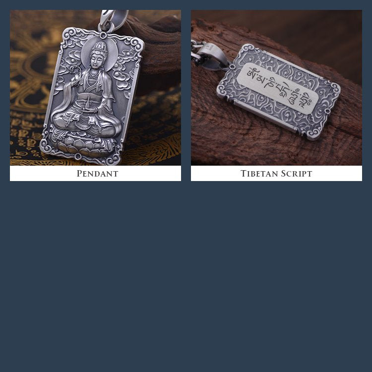 Framed Life Force Quan Yin Necklace