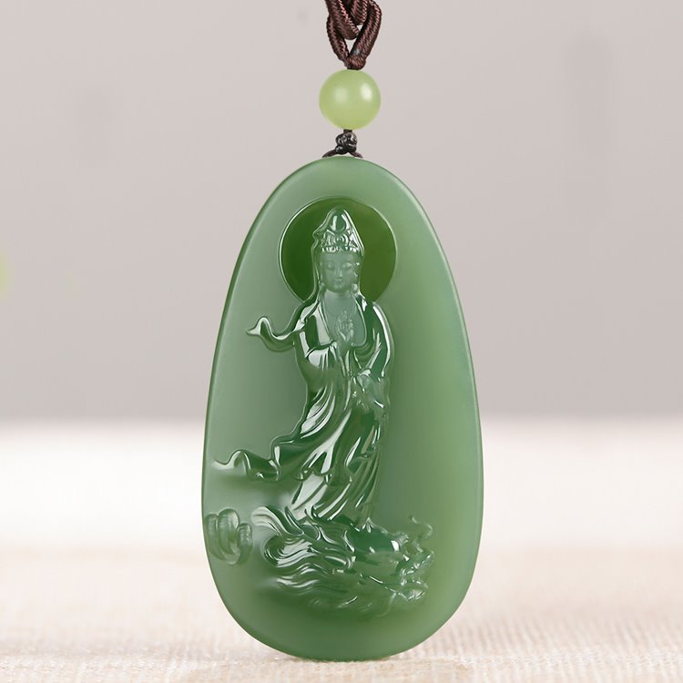 Guan Yin purchases jade Pendant