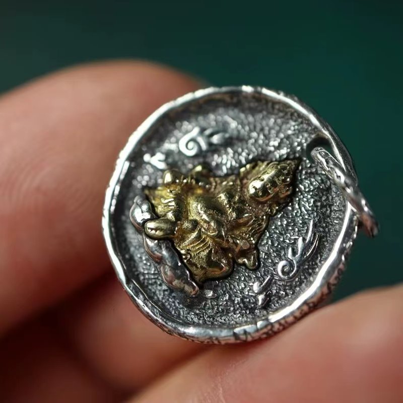 Tibetan Cai Shen Pendant