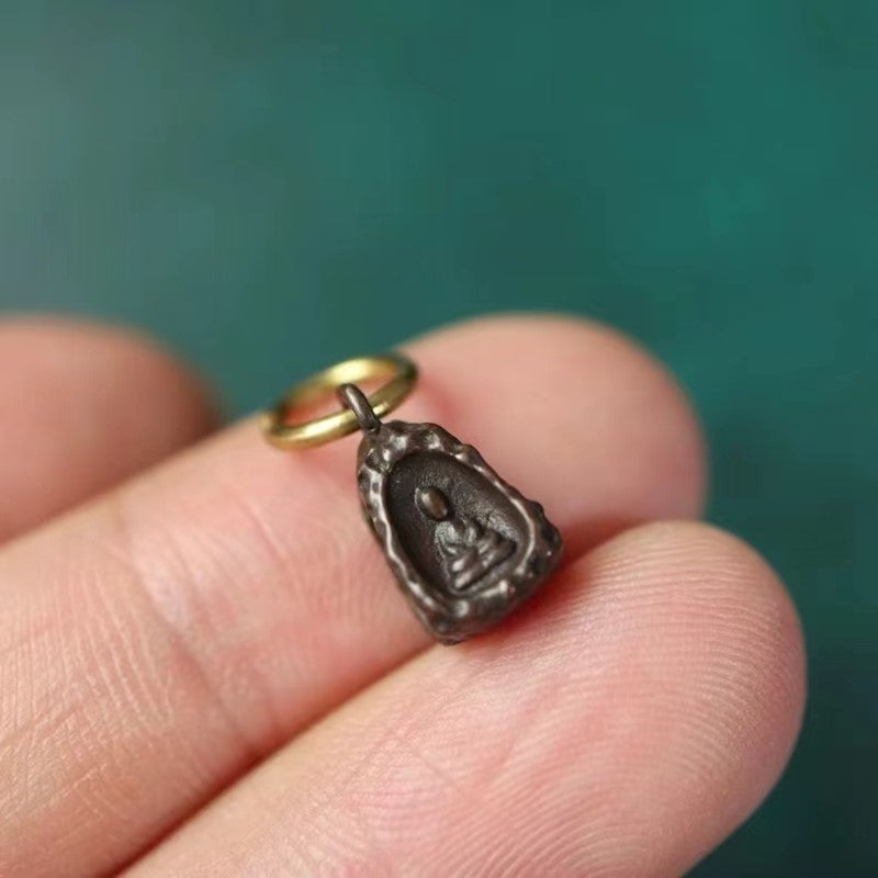 Vintage Tibetan Iron Mala Pendant
