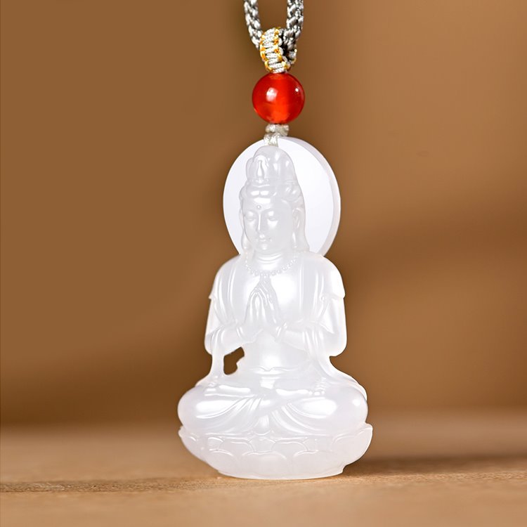 Guan Yin store jade Pendant