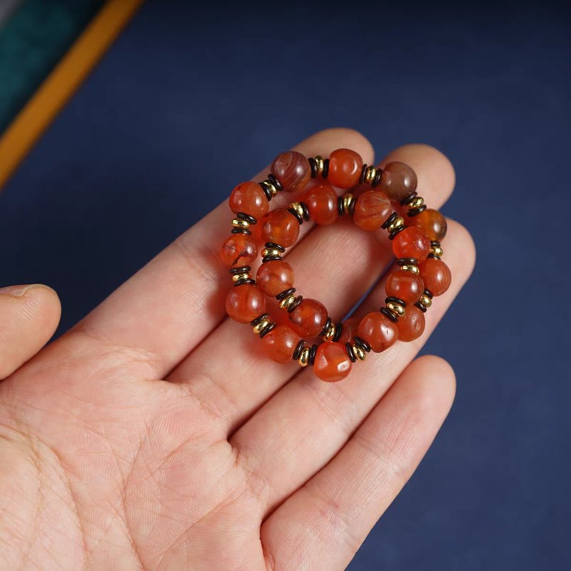 Old Tibetan Agate Bracelet