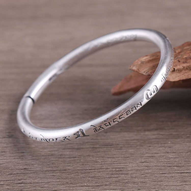 Real Om Mani Padme Hum Buddha Bracelet