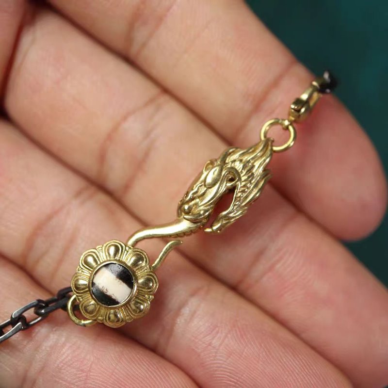 Vintage Tibetan Vajrapani Figurine Pendant