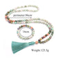 Agate Amazonite Mala Yoga Beads