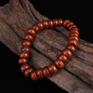 Antique Tibetan Red Bodhi Beads Mala