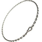 Cable Chain Necklace Hook and Eye Clasp 3.2mm