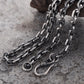 Cable Chain Necklace Hook and Eye Clasp 6mm