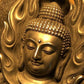 Flaming Buddha Chains Pendant