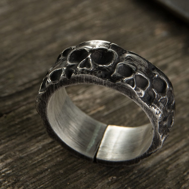 Impermanence Skull Gothic Ring